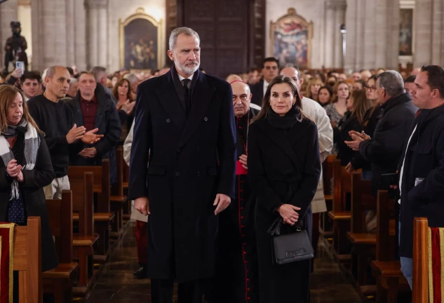 reyes felipe letizia funeral victimas dana