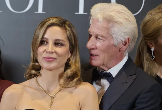 Richard Gere y Alejandra Gere.