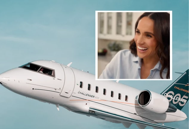 meghan markle avion privado