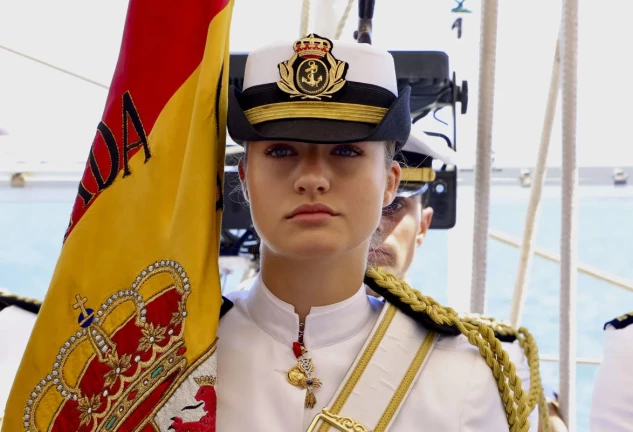 princesa leonor jura bandera espanoles uruguay EFE