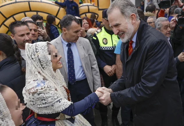 felipe vi visita sorpresa torrent valencia efe