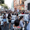 Nada más conocerse la sentencia, las asociaciones feministas salieron a las calles.