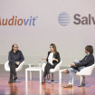 Carme Chaparro y Santiago Segura fueron ponentes en la Conferencia Nacional de Otorrinolaringología.