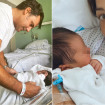 Ion Aramendi y Maria Amores con su bebe