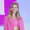 Margot, en la presentación de «Barbie».