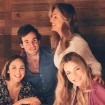 Tamara con Íñigo, su cuñada la actriz Alejandra Onieva, y su suegra, Carolina Molas.