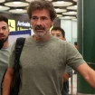 Rodolfo Sancho, en el aeropuerto.