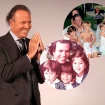 Julio Iglesias en un montaje con todos sus hijos