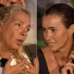 Carmen Borrego y Arantxa del Sol, discutiendo delante de sus compañeros en 'Supervivientes'.