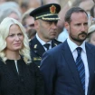 RINCIPES HAAKON Y METTE MARIT DE NORUEGA tristes