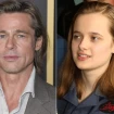 Brad Pitt y su hija Vivienne