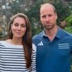 Kate Middleton y el príncipe Guillermo, felicitando a los deportistas de Gran Bretaña.