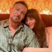 Antonio banderas en su restaurante con Dakota Johnson, hija de su ex Melanie Griffith.