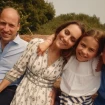 Los príncipes de Gales con sus hijos George, Charlotte y Louis.