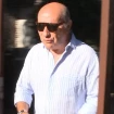 José Carlos Bernal, esta mañana saliendo de su casa.