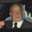 Juan Carlos I, en coche. Foto: EP.