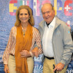 El rey Juan Carlos y la Infanta Elena acuden a la entrega del Trofeo Xacobeo en el Real Club Náutico de Sanxenxo.