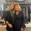 Carla Goyanes y Cari Lapique en el showroom de moda que dirige Cari en el barrio de Salamanca.