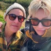 La presentadora Ellen DeGeneres con su mujer.