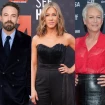 Ben Affleck, Jennifer Aniston y Jamie Lee Curtis en un montaje