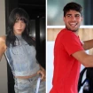 Aitana en un montaje con Carlos Alcaraz