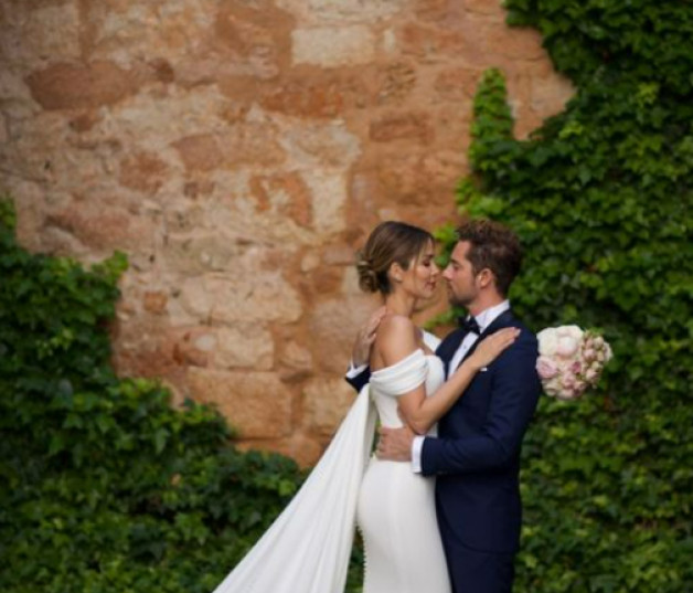 David y Rosanna vivieron un cuento de hadas el día de su boda (@rosannazanetti)