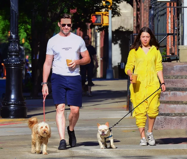 Hugh Jackman con su hija