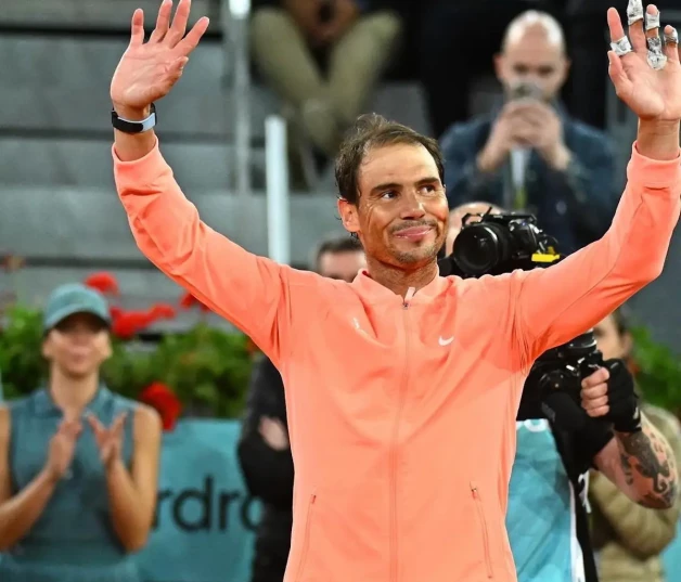 Rafa Nadal en uno de sus últimos partidos