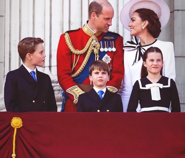Kate Middleton y Guillermo mirándose