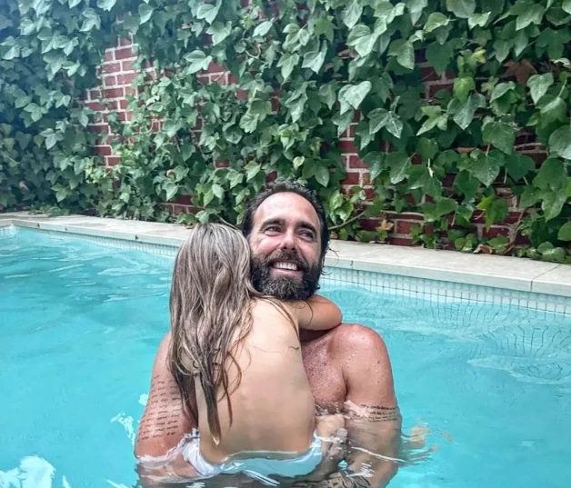 Javier Ungría y su hija