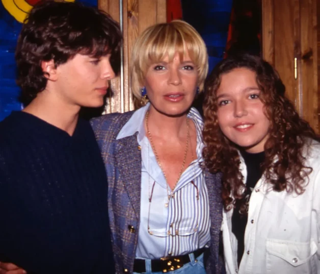 Ángel Cristo Jr, Bárbara Rey y Sofía Cristo.