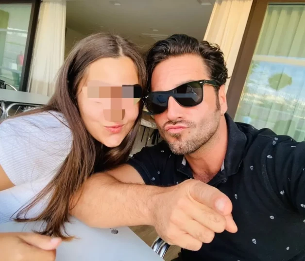 David Bustamante con su hija