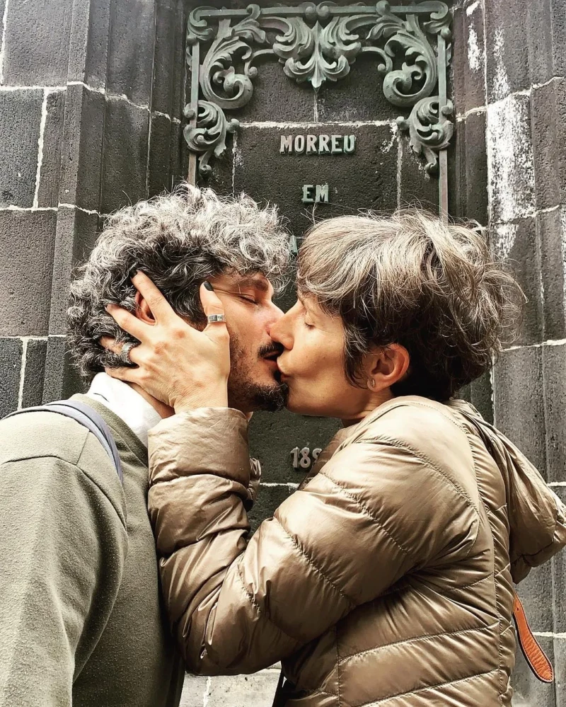 Antonio Pagudo y Mónica Cordobés, en una de las pocas imágenes que el actor tiene con ella en Instagram.
