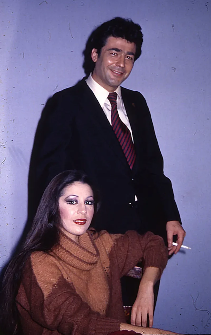 Máximo Valverde e Isabel Pantoja.