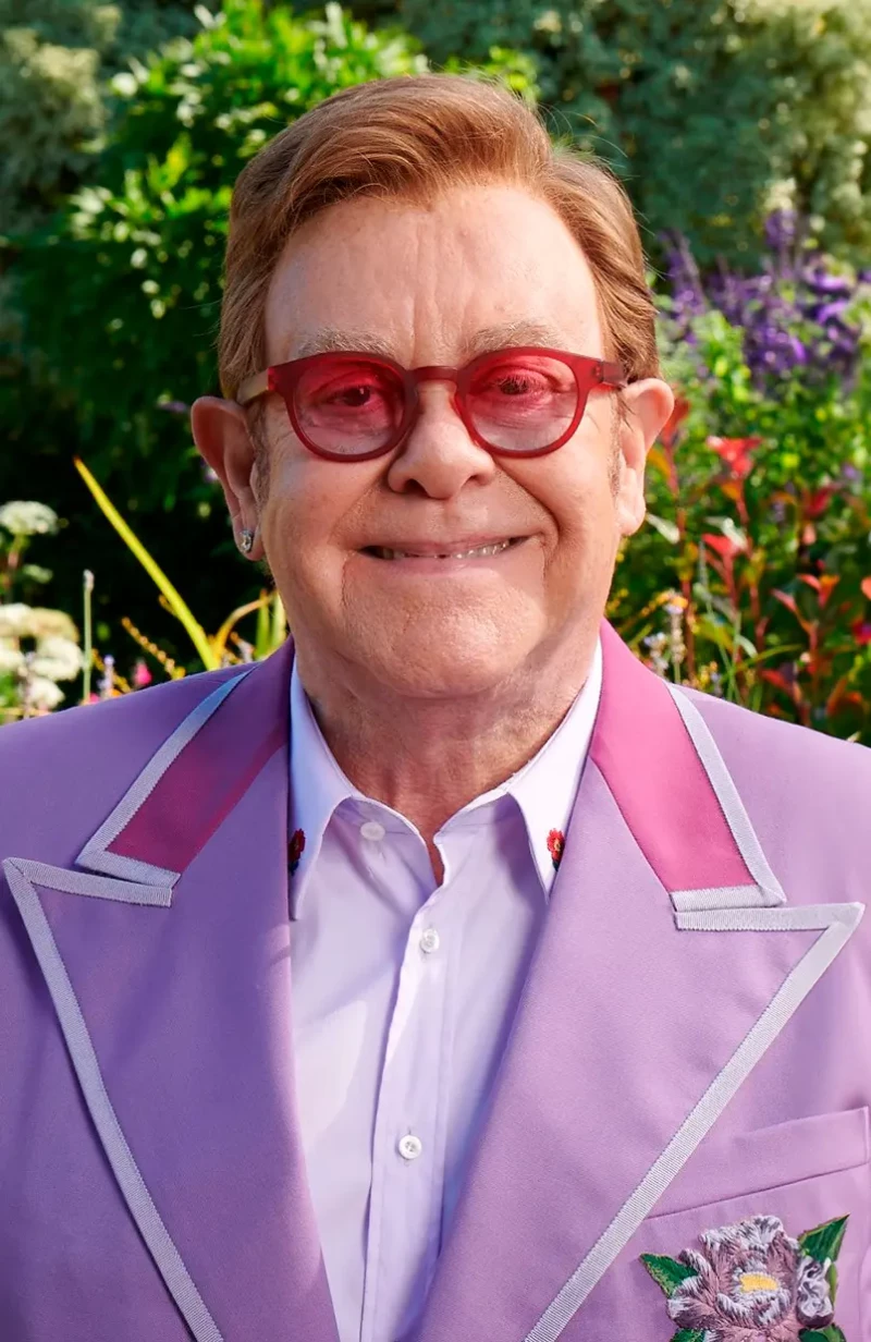Elton John retrato.