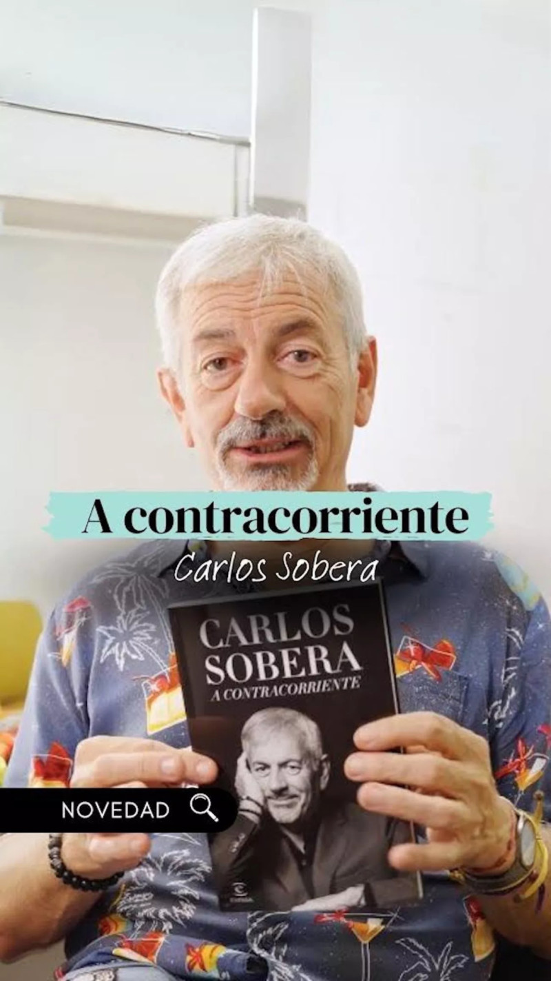 Carlos Sobera con su biografia