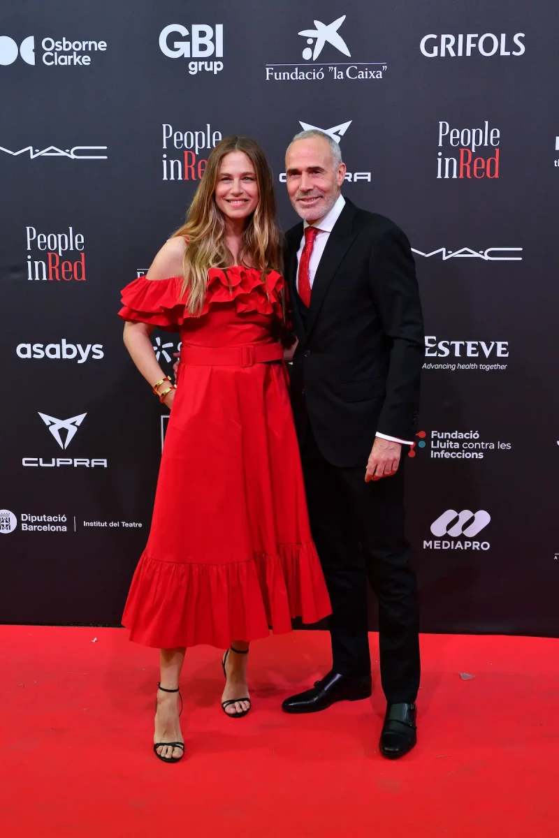 Martina Klein en Gala People in Red