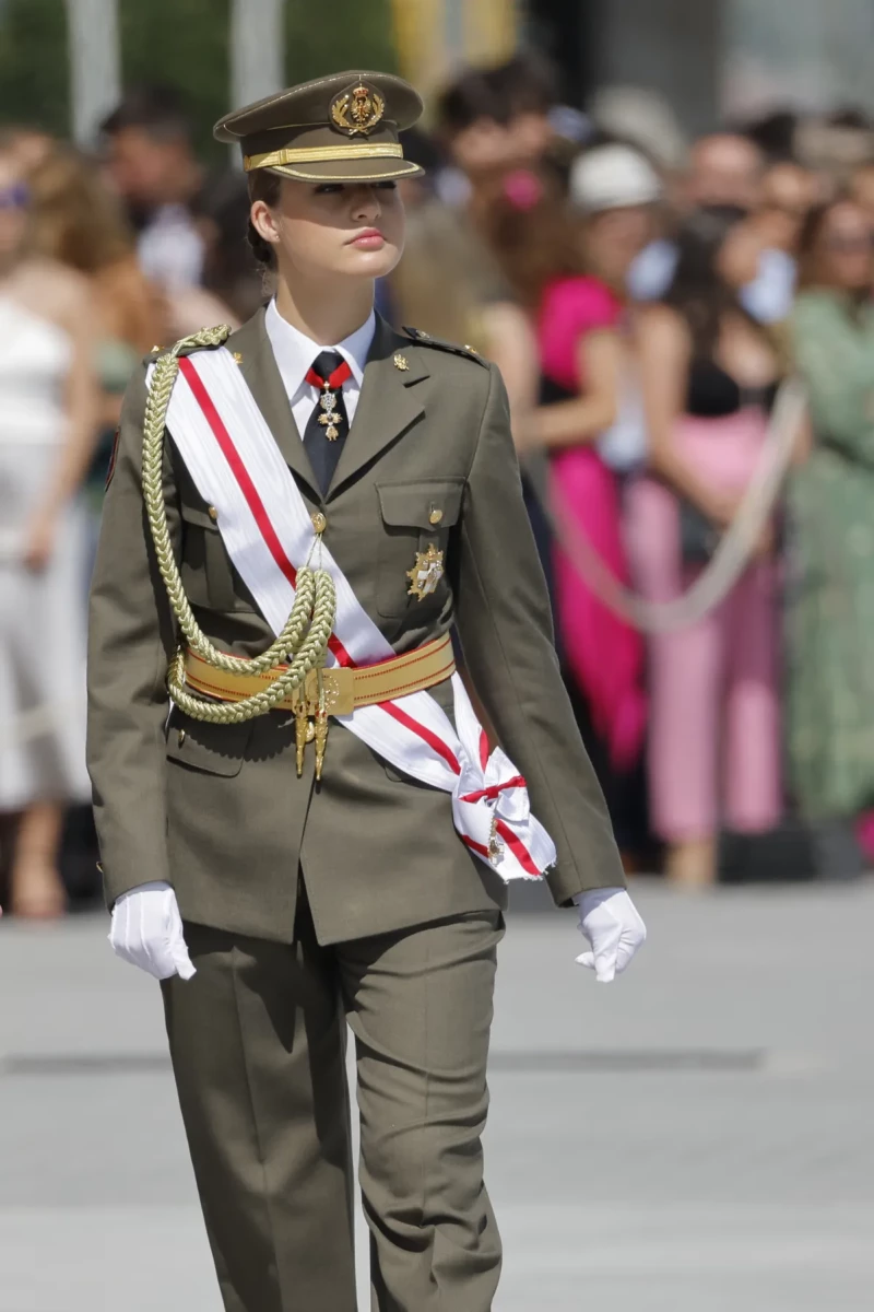 La princesa Leonor, en Pontevedra.