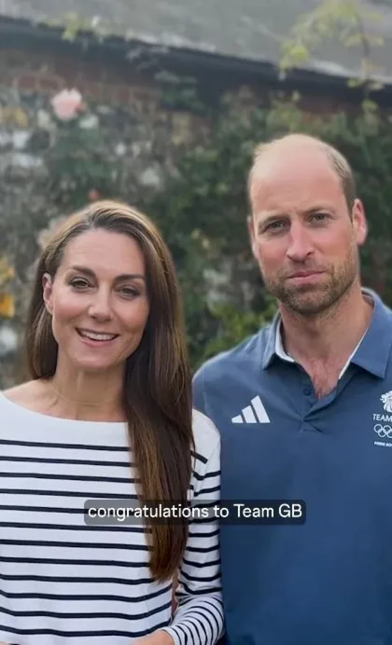 Kate Middleton y Guillermo en el vídeo para los deportistas.