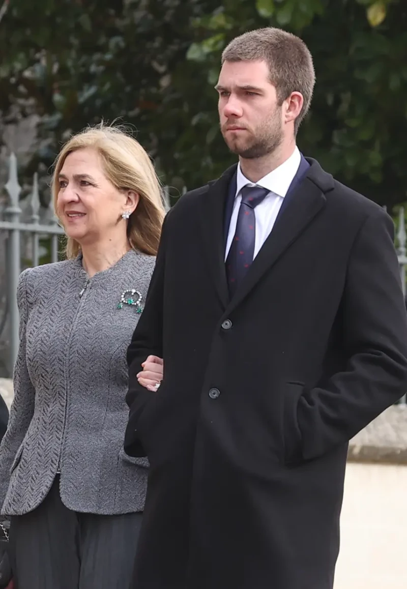 La infanta Cristina con su primogénito, Miguel.