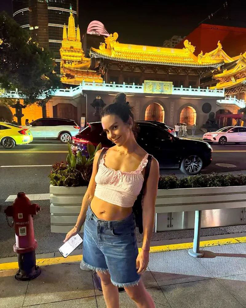 cristina Pedroche posando en china.