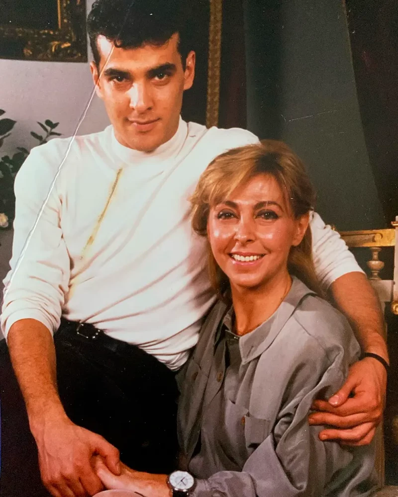 María Luisa con Luis Merlo