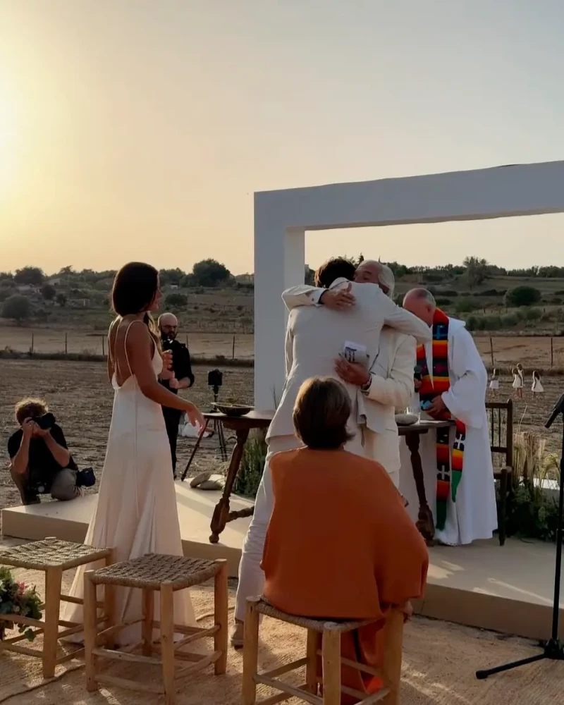 Altar de la ceremonia de la boda de Nacho Aragón