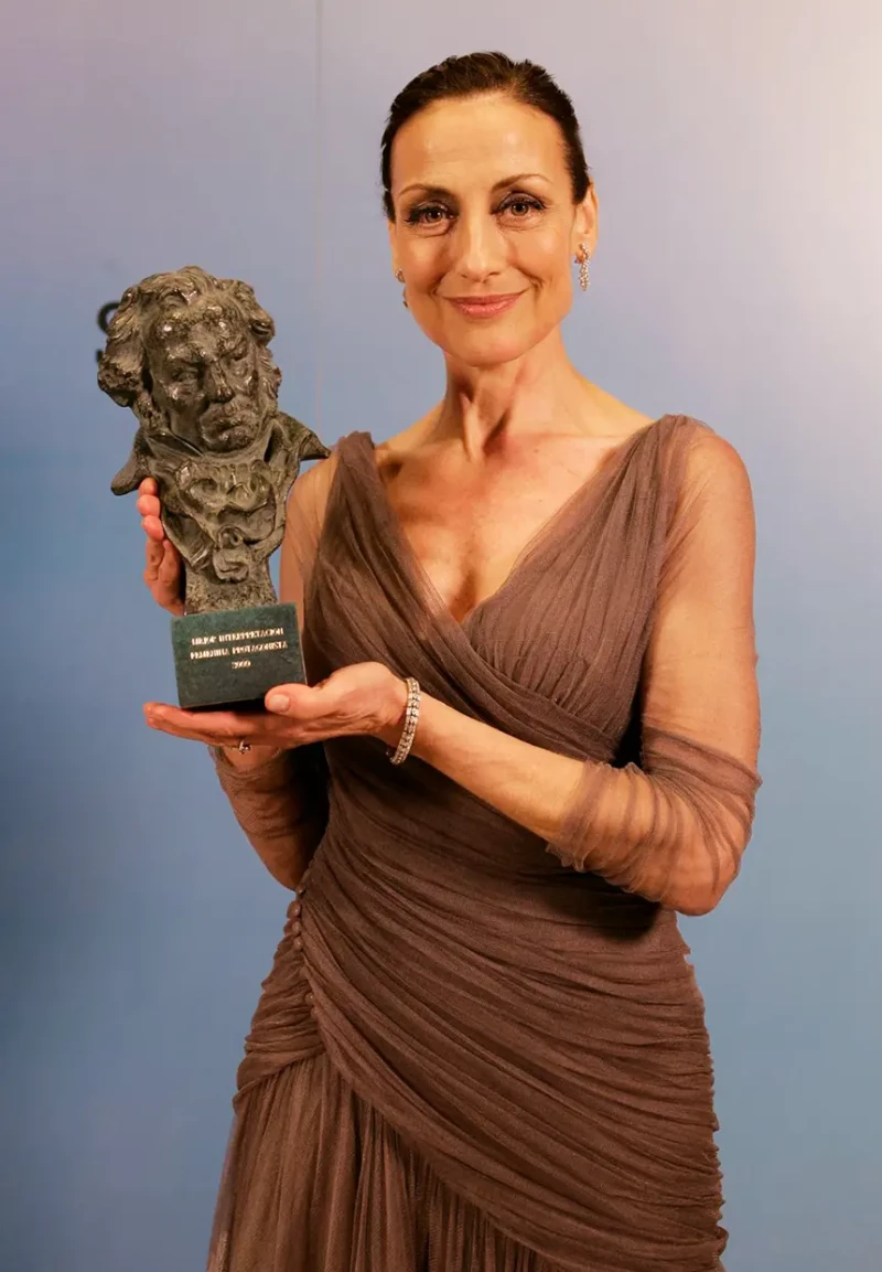 Carme Elías ganó un Goya.