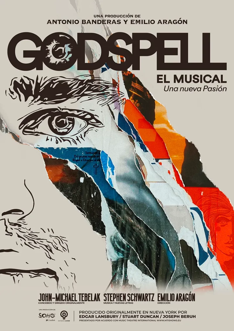 Cartel de 'Godspell, el musical'.