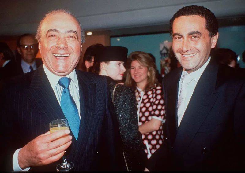 Al Fayed padre e hijo.