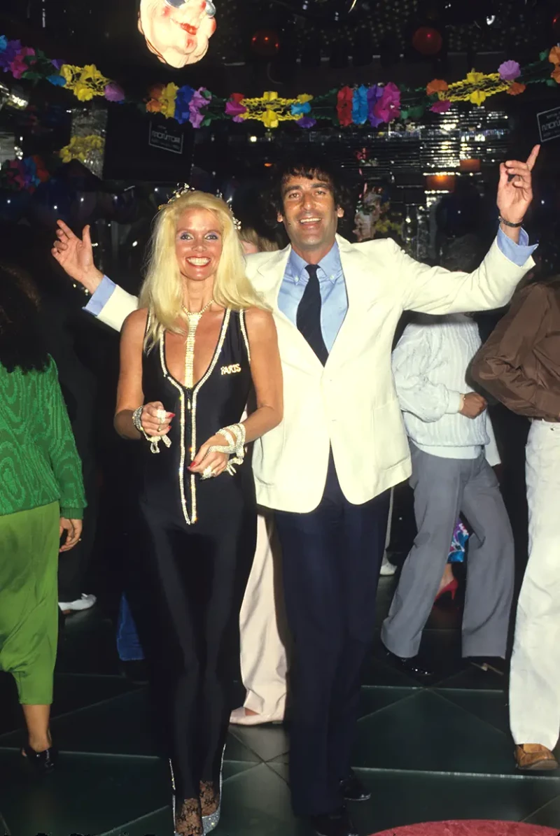 Gunilla von Bismark y Luis Ortiz en una fiesta en Marbella.