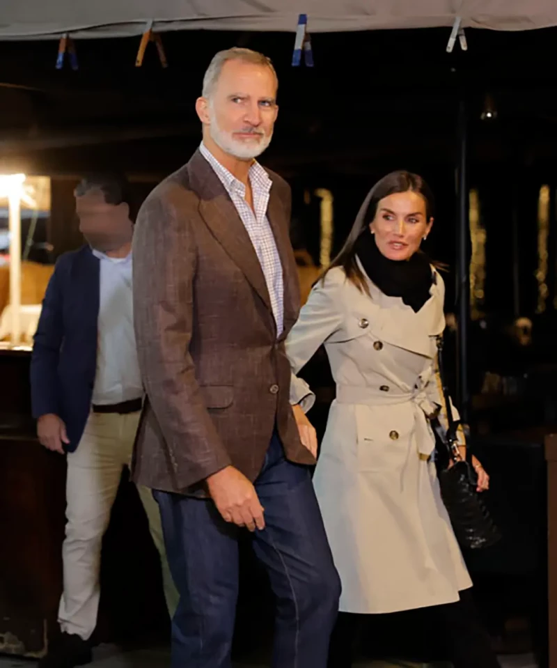 Los Reyes Felipe VI y Letizia asistieron a una cena en Galicia.