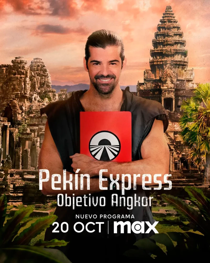 Cartel promocional de la serie 'Pekin Express: Objetivo Angkor'