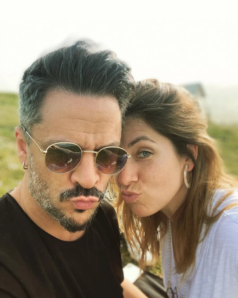 Leire Martínez y su novio, Miguel Sueiras.